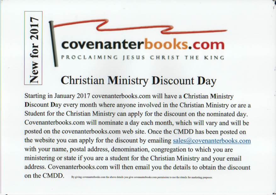 Welcome to Covenanter Books