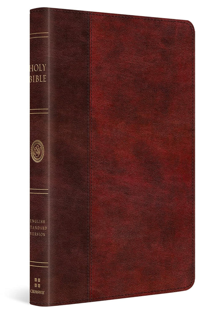 ESV Large Print Thinline Bible (TruTone, Burgundy/Red, Timeless Design): English Standard Version, Trutone, Burgundy/Red, Timeless Design