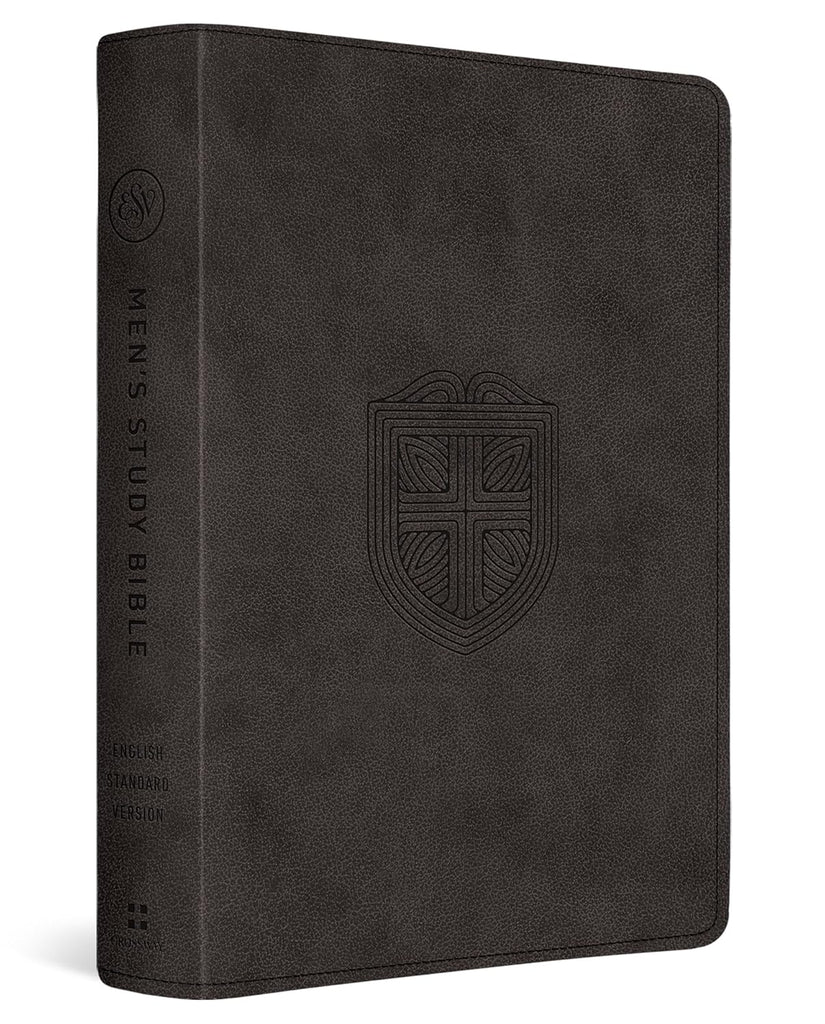 ESV Men's Study Bible TruTone®, Charcoal, Shield Design