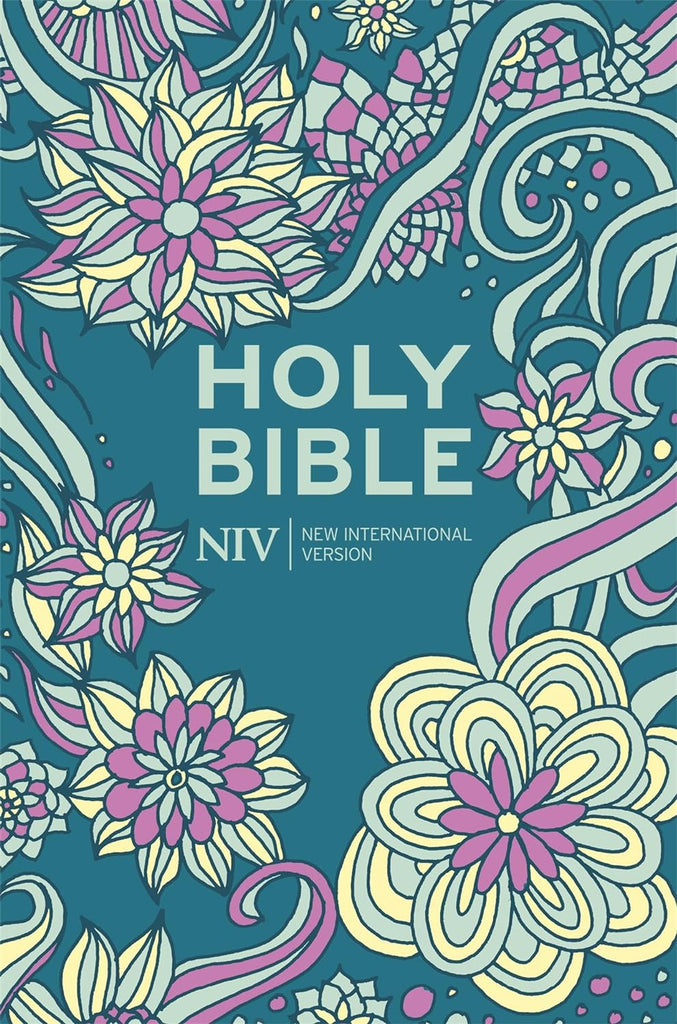 NIV Pocket Floral Hardback Bible HB