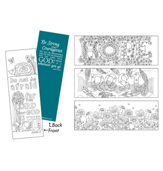 Images of Grace Bookmarks: 10 Different designs to colour (VAT will be charged on this product at checkout.)
