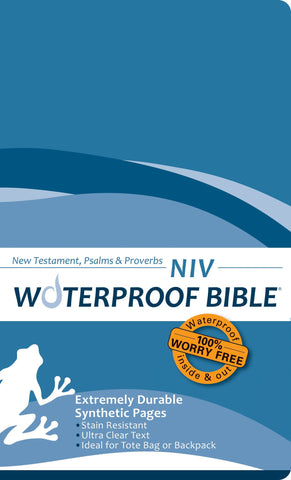 NIV Waterproof Bible: New Testament Psalms & Proverbs