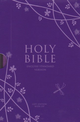 Holy Bible:  English Standard Version (ESV) Anglicised Purple Compact Gift Edition with Zip