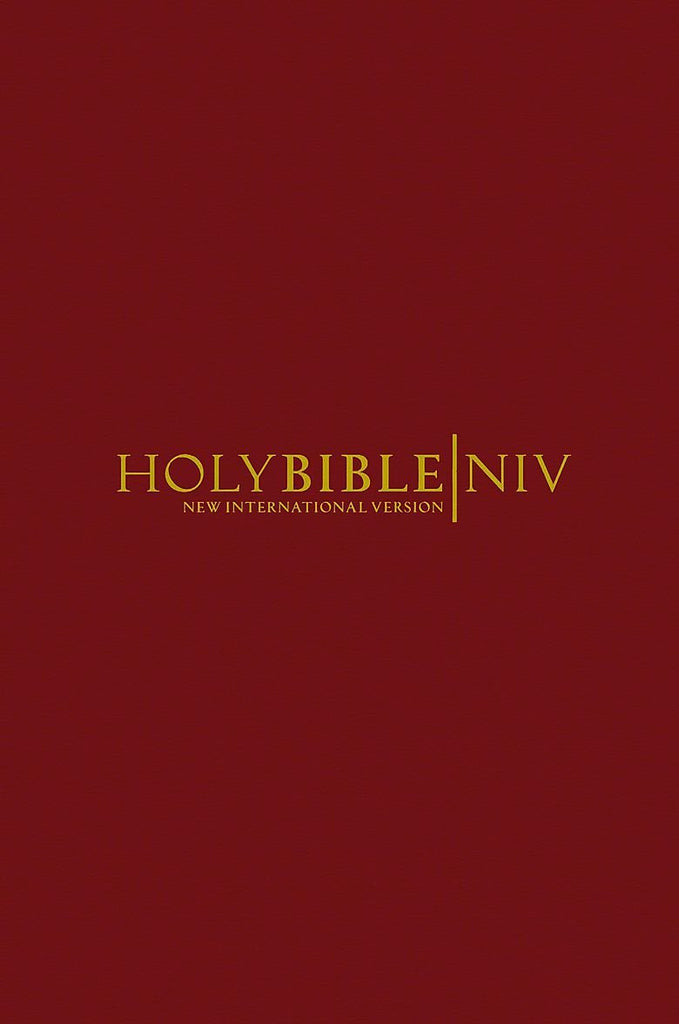 NIV Popular Burgundy Hardback Bible HB