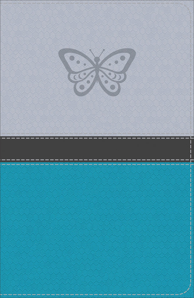 KJV Study Bible for Girls Silver/Teal, Butterfly Design LeatherTouch: King James Version, Silver / Teal, Butterfly Design Leathertouch, Red Letter Edition