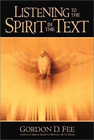 Listening to the Spirit in the Text PB