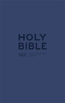 NIV Tiny Navy Soft-tone Bible with Zip