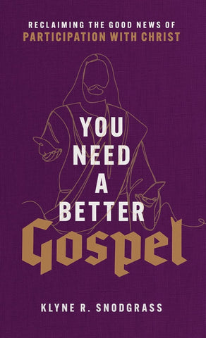 You Need a Better Gospel: Reclaiming the Good News of Participation with Christ PB
