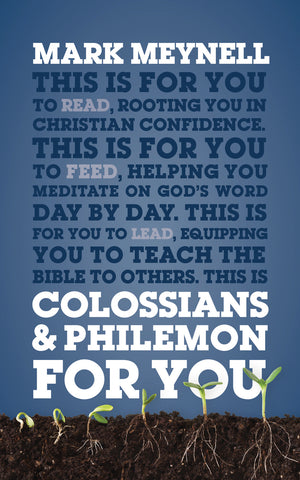 Colossians Philemon for You PB