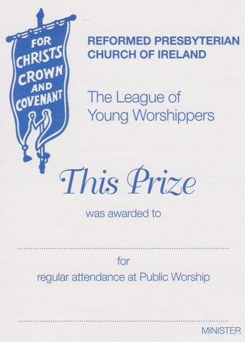 The League Of Young Worshippers Prize Label