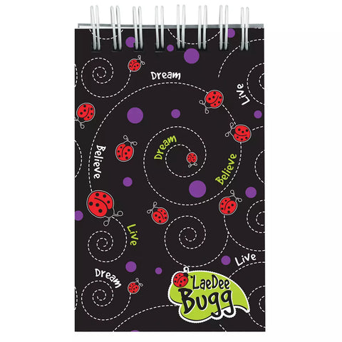 LaeDee Bugg Wirebound Notepad Ladybug