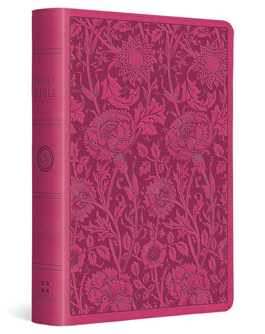 ESV Large Print Compact Bible (TruTone, Berry, Floral Design): English Standard Version, Berry, Floral, Trutone