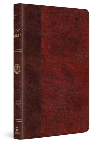 ESV Large Print Thinline Bible (TruTone, Burgundy/Red, Timeless Design): English Standard Version, Trutone, Burgundy/Red, Timeless Design