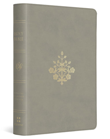 ESV Large Print Compact Bible, Red Letter (TruTone, Stone, Branch Design): English Standard Version, Stone, Trutone, Branch Design