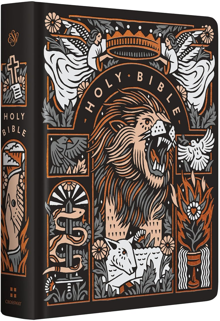 ESV Journaling Study Bible, Artist Series Hardcover, Joshua Noom, The Lion and the Lamb HB