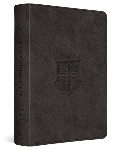 ESV Men's Study Bible TruTone®, Charcoal, Shield Design