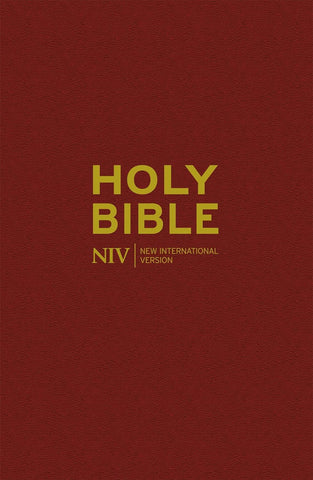 NIV Popular Bible: Burgundy, hardback edition HB