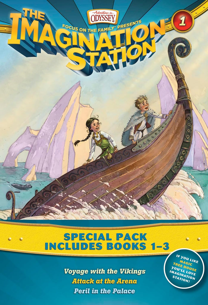 Imagination Station Books 1-3 Pack: Special Pack Include Book 1 to 3 (Adventures in Odyssey the Imagination Station)  PB