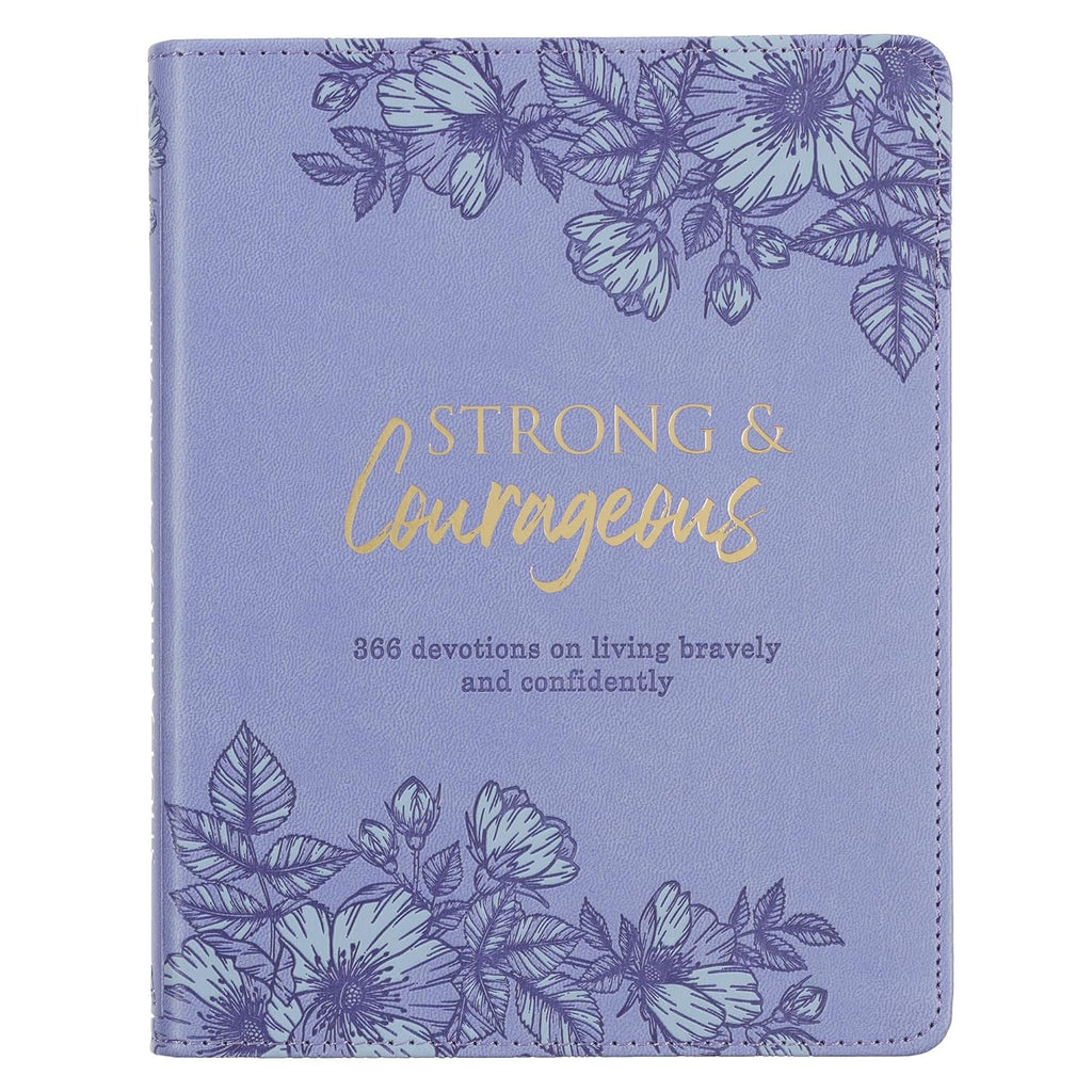 Strong & Courageous Devotional Imitation Leather