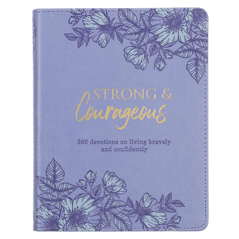 Strong & Courageous Devotional Imitation Leather