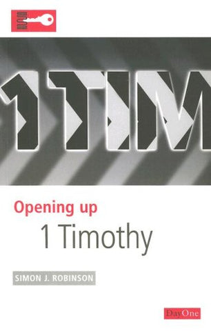 Opening up 1 Timothy PB