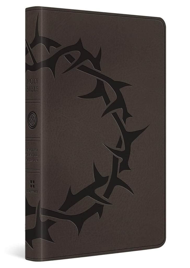 ESV Premium Gift Bible: TruTone, Charcoal, Crown Design