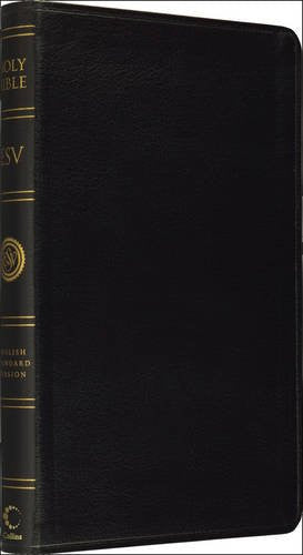 Holy Bible:  English Standard Version (ESV) Anglicised Black Leather Thinline Edition