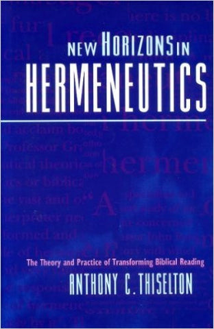 New horizons in hermeneutics HB