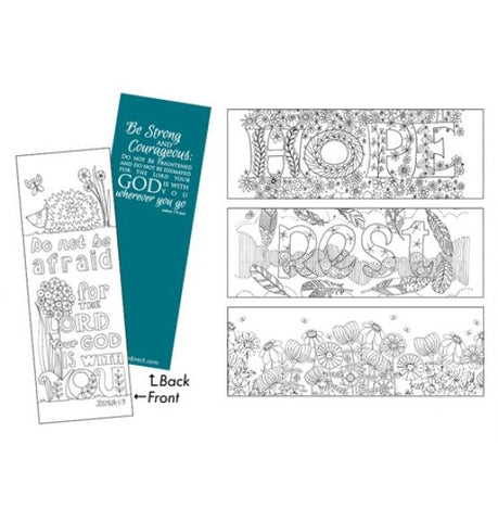 Images of Grace Bookmarks: 10 Different designs to colour (VAT will be charged on this product at checkout.)