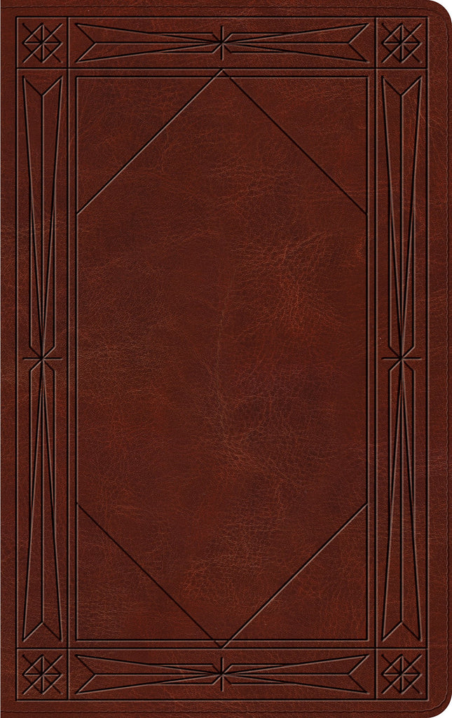 ESV Thinline Bible (TruTone, Brown, Window Design)