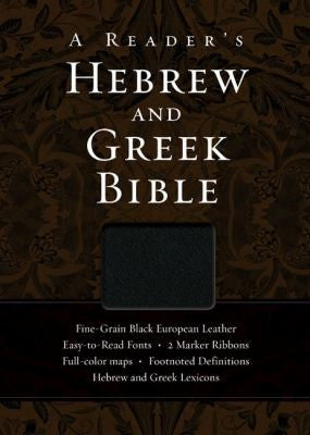 A Reader's Hebrew and Greek Bible: Fine-Grain Black European Leather