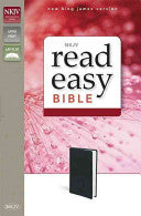 NKJV, ReadEasy Bible, Large Print, Leathersoft, Black: New King James Version Black Italian Duo-Tone, ReadEasy Bible