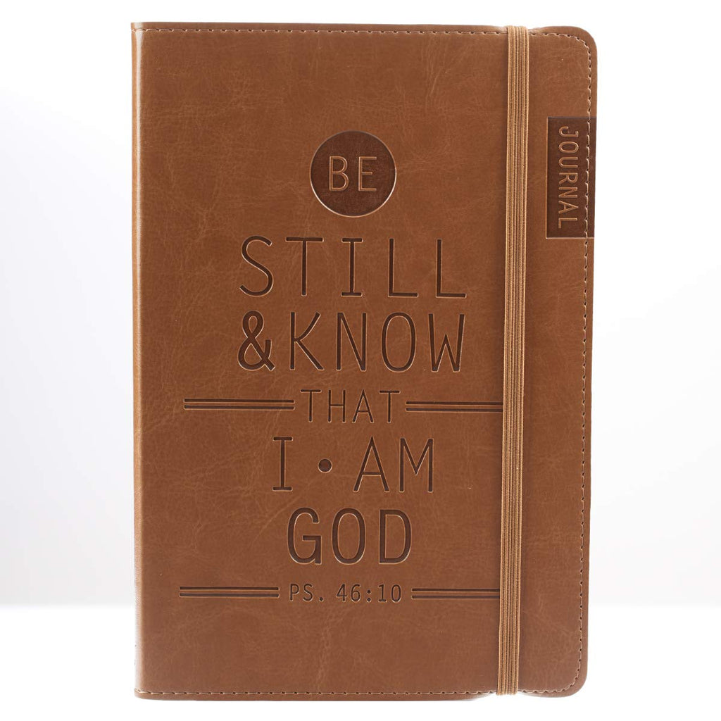 Journal: Brown/Be Still  Flexcover