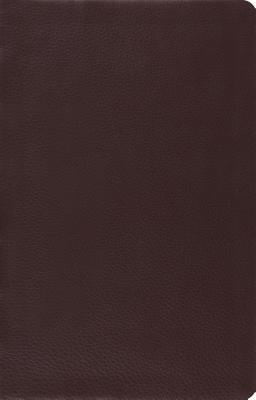 ESV Large Print Thinline Reference Bible: English Standard Version Large Print Thinline Reference Bible Top Grain Leather Brown