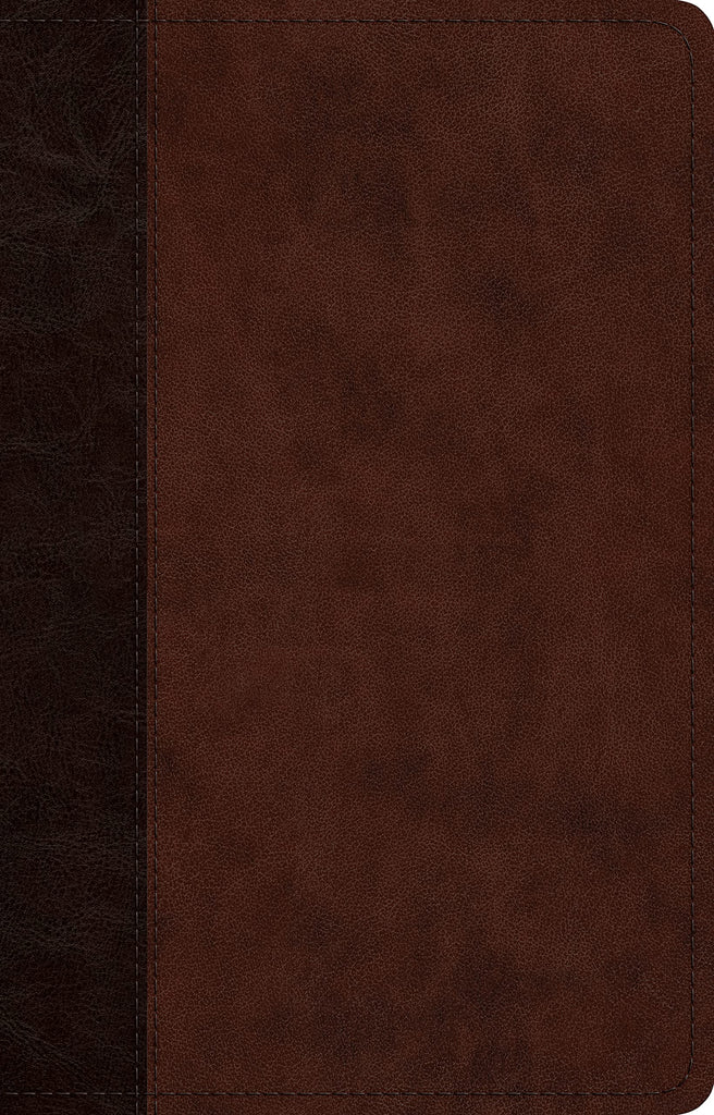 ESV Large Print Thinline Reference Bible (Cover A): English Standard Version, Brown/Walnut TruTone, Thinline Reference Bible