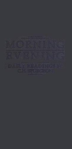Morning And Evening - Matt Burgundy: Matt Black