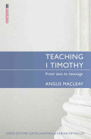 Teaching I Timothy:  from Text to Message