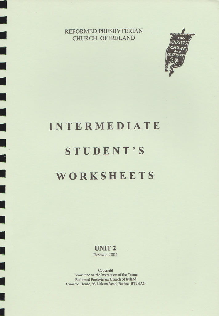 Intermediate Student's Worksheets Unit 2