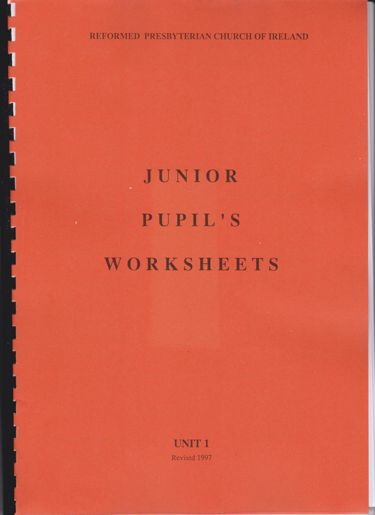 Junior Student's Worksheets Unit 1