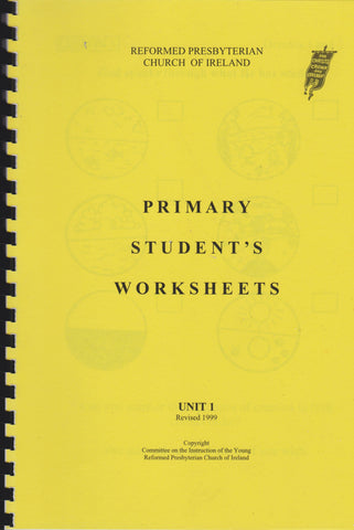 Primary Student's Worksheets Unit 1