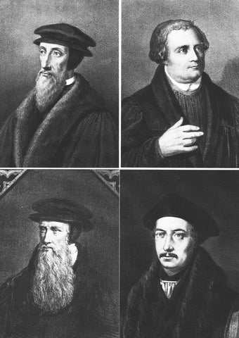 Portraits of The Reformation 1517 - 2017 Reformation 500 Years:  Set of 10 Postcards