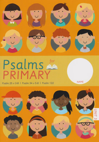 Psalms For Primary Unit 3