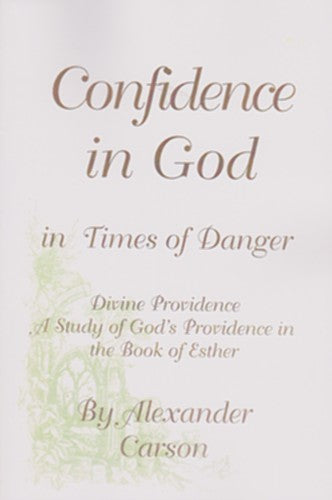 Confidence In God In Times Of Danger PB
